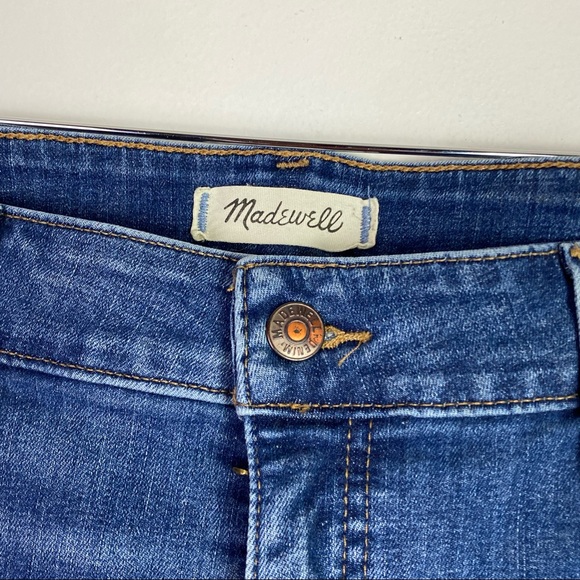 Madewell Women's Curvy High-Rise Skinny Jeans: Drop Step-Hem Edition Size 33P - Picture 7 of 16